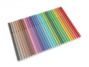 Markers 3D Model