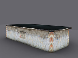 Old warehouse Model 3D