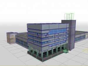 Administrative building 3D Модель
