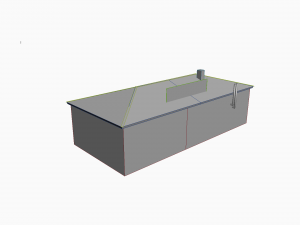 The building of the Priokskaya Railway Station 3D Model
