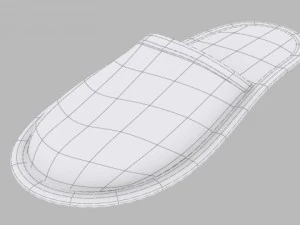 sandal rumah Model 3D