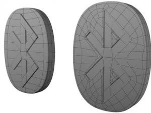 bluetooth logo 3D Model