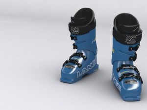 Ski boots lange 3Dモデル