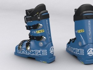 Ski boots lange 3Dモデル