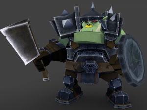 orc footsoldier Modèle 3D