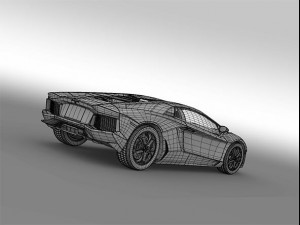 aventador lp7004 3D 모델