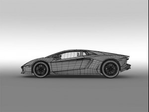 aventador lp7004 3D 모델