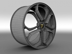 rim for lamborghini aventador 3D मॉडल
