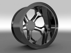 rim for lamborghini aventador 3D मॉडल