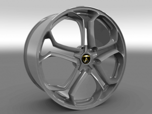 rim for lamborghini aventador 3D मॉडल