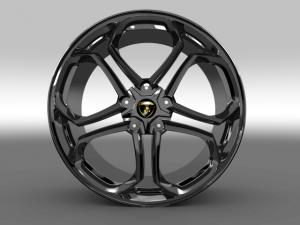 rim for lamborghini aventador 3D मॉडल