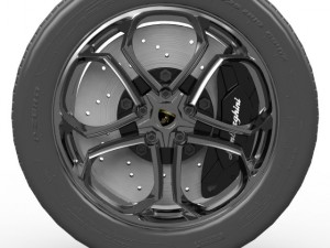 lamborghini wheel zr19 Modelo 3D