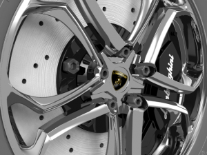 lamborghini wheel zr19 Modelo 3D