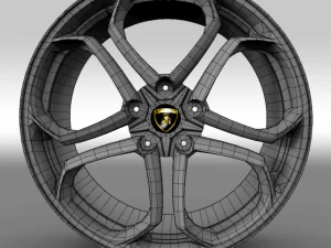 lamborghini wheel zr19 3D Model