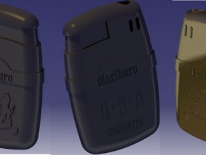 marlboro lighter Modèle 3D