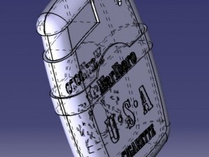 marlboro lighter 3D 模型