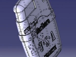 marlboro lighter 3D Model