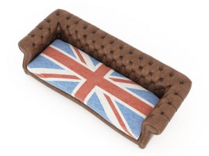 chester diana with britain flag Modello 3D