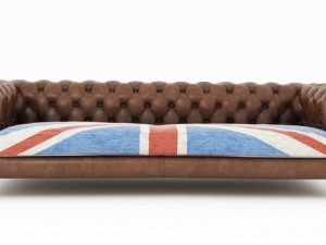 chester diana with britain flag Modello 3D