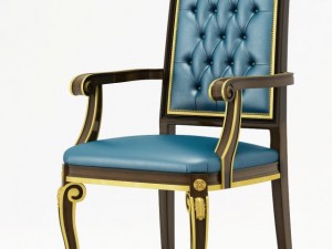 veneta sedie carlo magno Model 3D