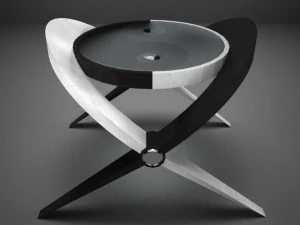 mesa yin yan Modelo 3D