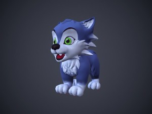 cartoon talking cat 3Dモデル