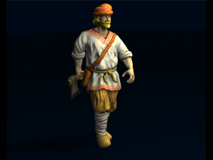 villager peasant 3D-Modell