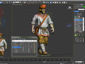 villager peasant 3D-Modell