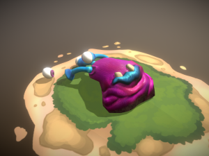 slug virus bacteria or aliens 3D Model