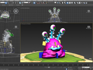 slug virus bacteria or aliens 3D Model