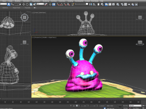slug virus bacteria or aliens 3D Model