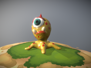 octopus virus bacteria or aliens 3D Модель