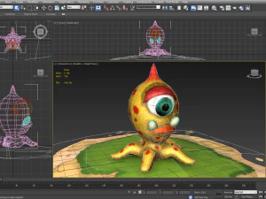 octopus virus bacteria or aliens 3D Model