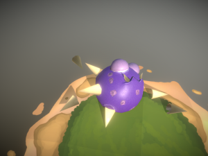 needle virus bacteria or aliens 3D-Modell