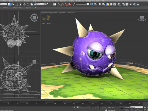 needle virus bacteria or aliens 3D-Modell
