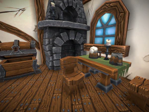stilisiertes Haus 3D Modell