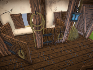 stylized barn 3D 模型