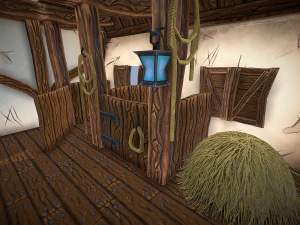 stylized barn 3D Model