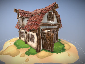 stylized barn 3D Model