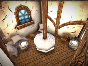 stilisierte M&uuml;hle 3D Modell