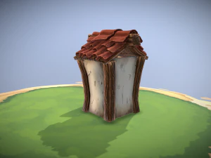 stylized toilet 3D Model