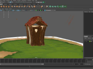stylized toilet 3D Model