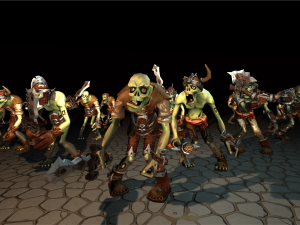 customization stylized zombie 3D 모델