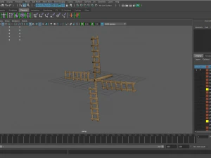 stylized village construction kit 3D Model