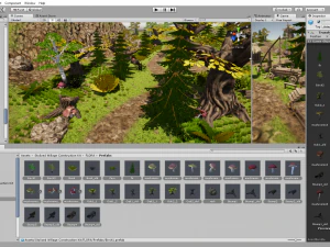 stylized village construction kit 3D Model