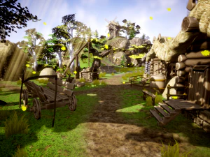 stylized village construction kit 3D Model
