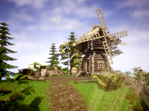 stylized village construction kit 3D Model