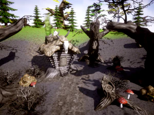 stylized village construction kit 3D Model