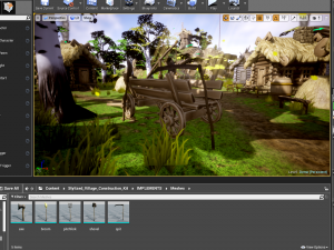 stylized village construction kit 3D मॉडल