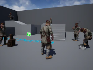 peasant villager man 3D Model